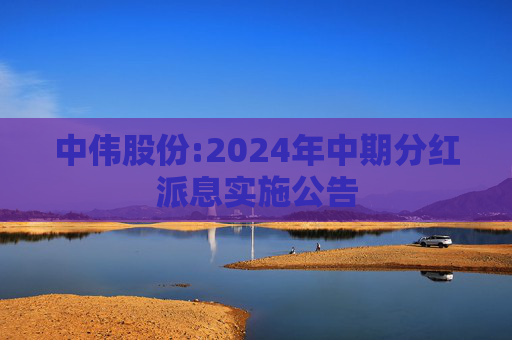 中伟股份:2024年中期分红派息实施公告