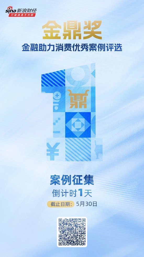征集时间仅剩1天！金鼎奖·金融助力消费优秀案例评选活动即将结束